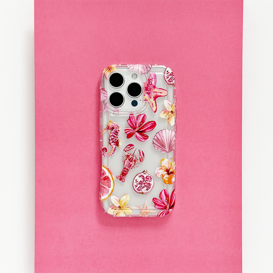 Clear Phone Case - Rosé Coast